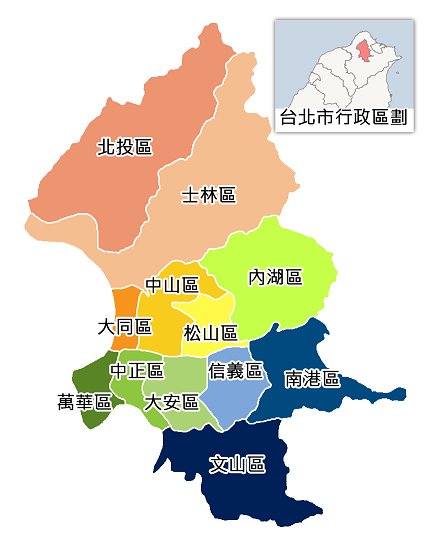 臺北市區地圖